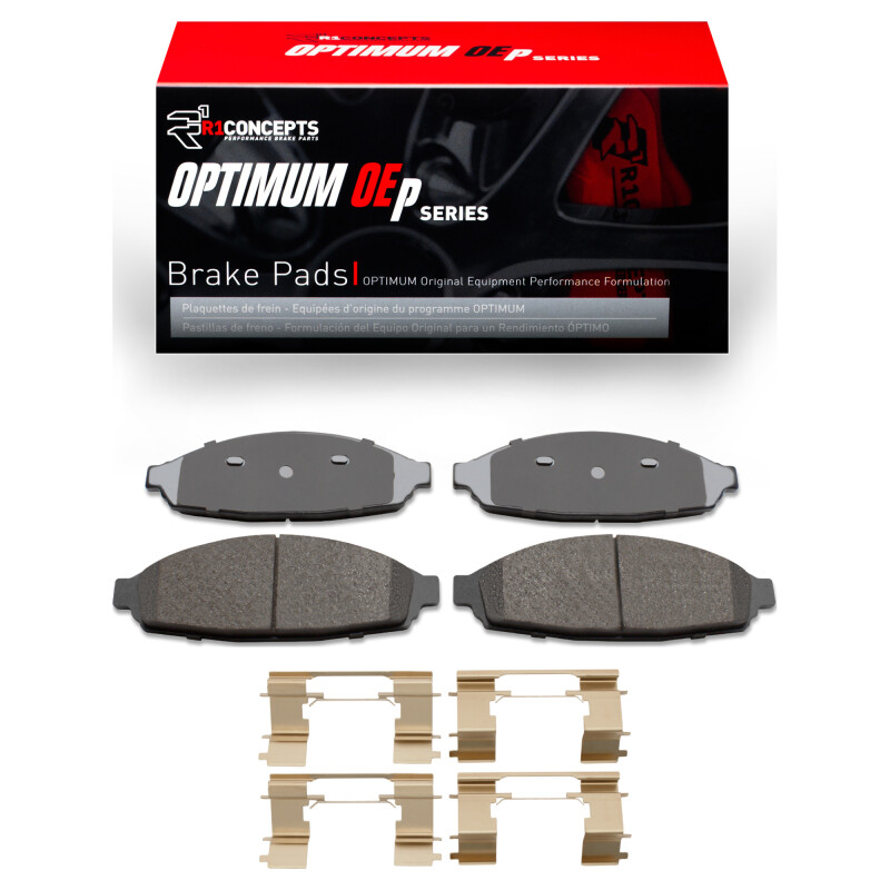 Ford Crown Victoria Brake Pads - Front - R1 Concepts - Optimum OE - `03-`11